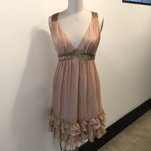 Mango Ruffle Hem Dress